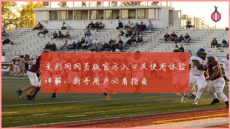 竞彩网网页版官方入口及使用体验详解，新手用户必看指南